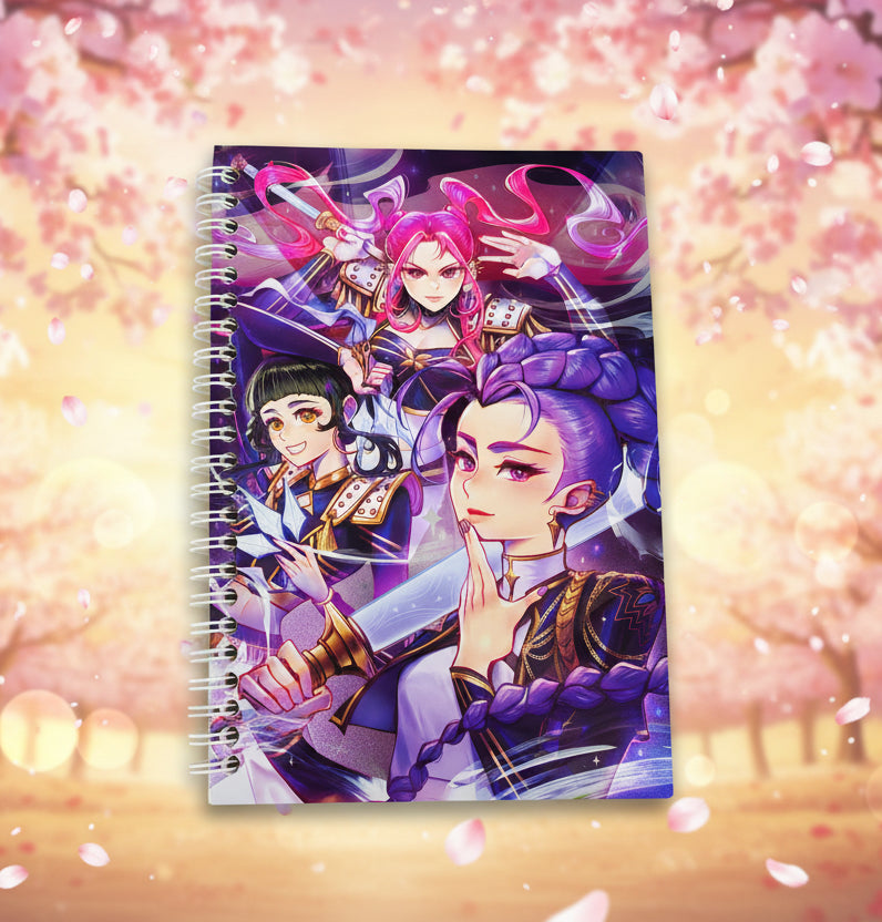 K Pop Demon Hunter Glossy Notebook