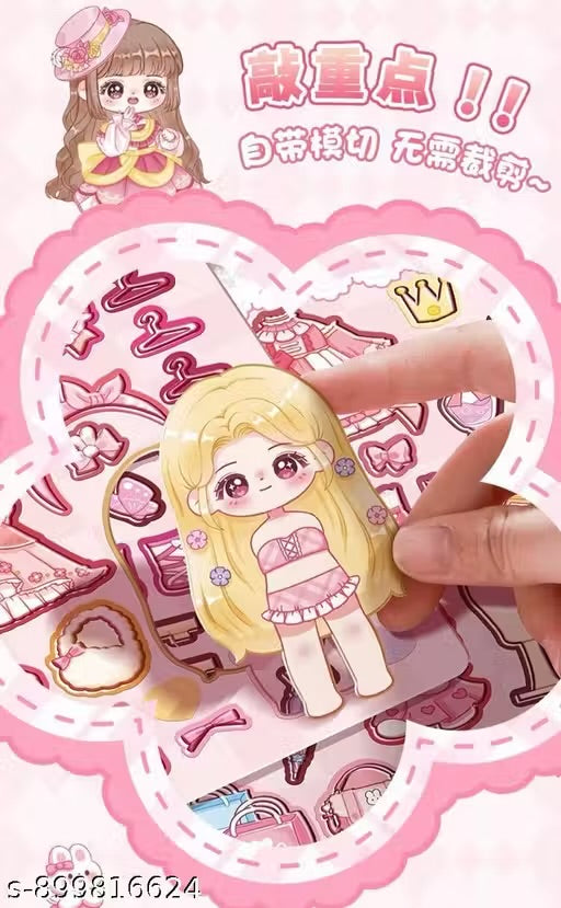 Kawaii Magnetic Story-Sticker Book