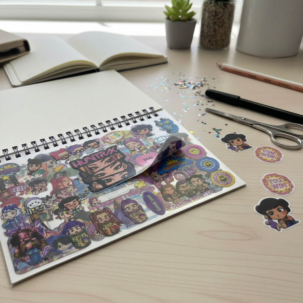 K Pop Demon Hunter Sticker Book