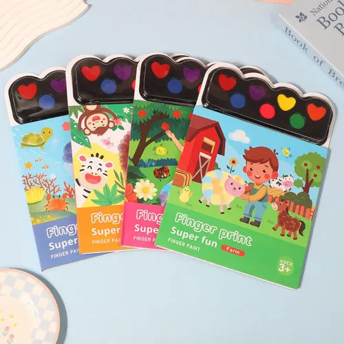 Finger Print Coloring Kit