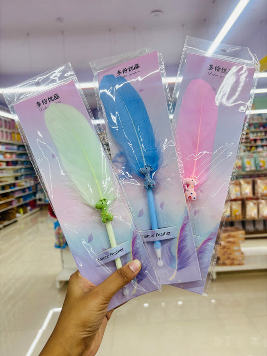 Cute Feather Gel Pen