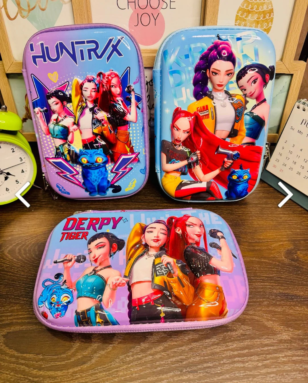 K Pop Anime Style Hard Shell Pencil Pouch