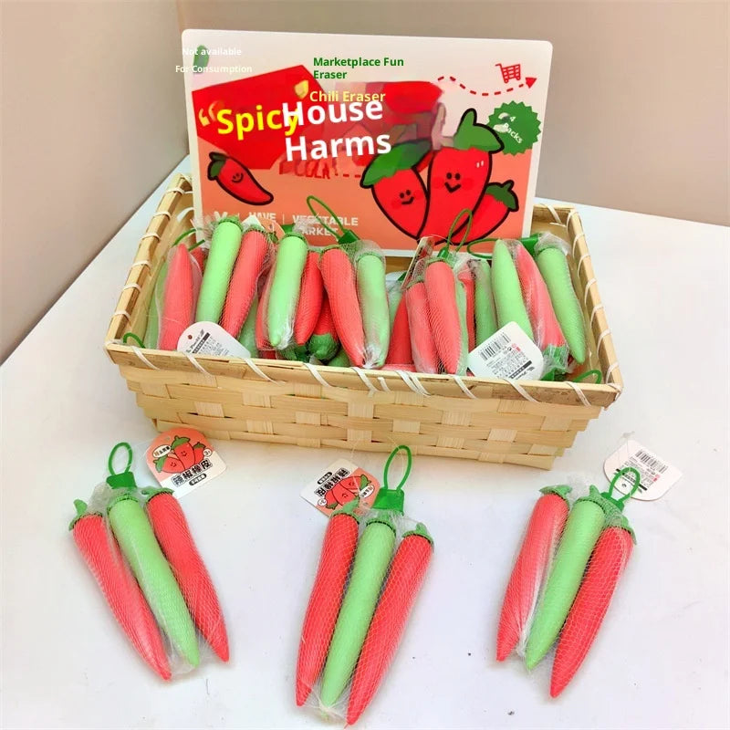 Chilli Shaped Eraser