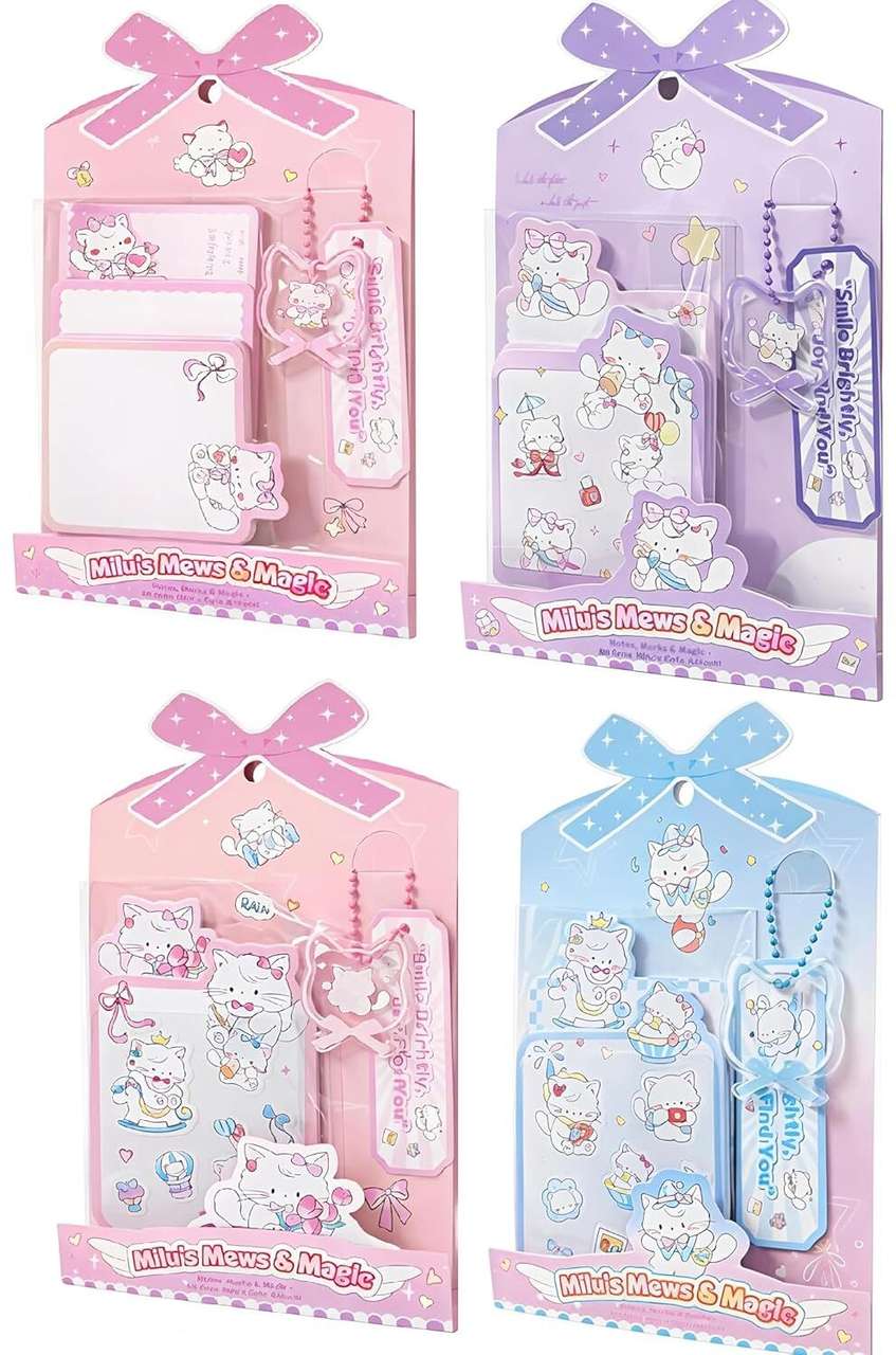 Milu's Mews & Magic Sticky Note