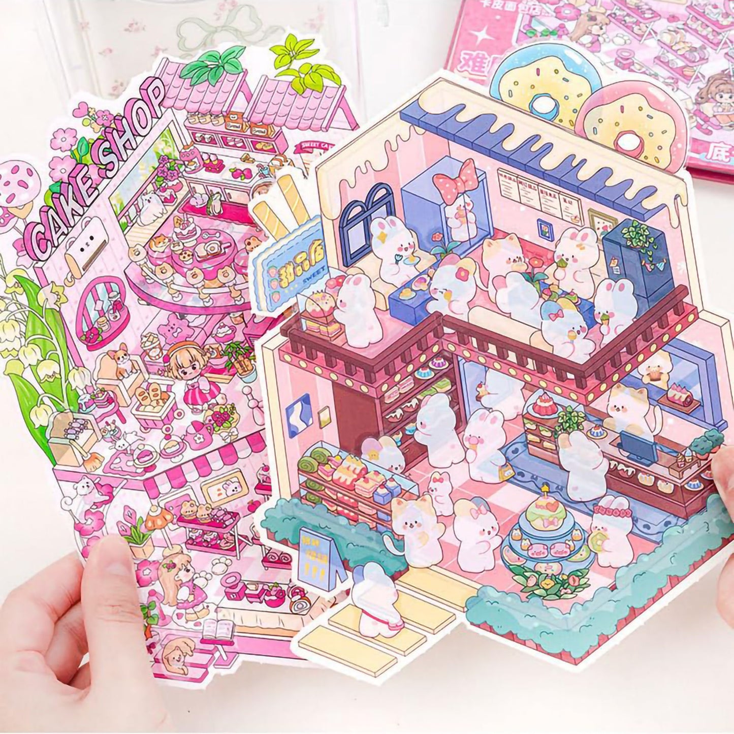 Miniature Worlds DIY Sticker Book | Kids DIY Craft Activity