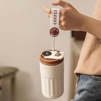 Coffee Flask with Temperature Display