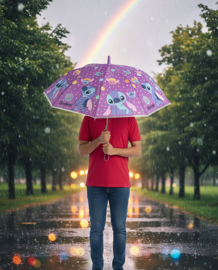 Cute Kids Cartoon Umbrella