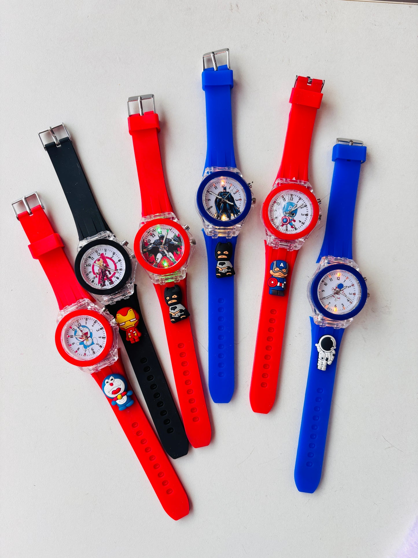 Character 3D Strap Light Watch