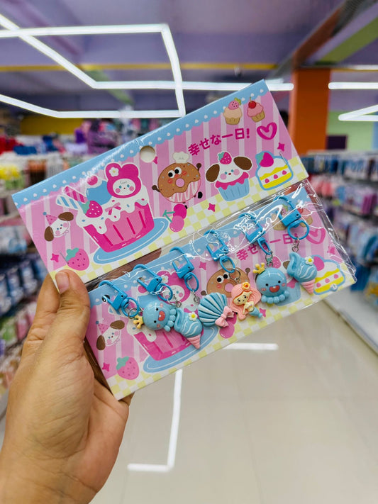 Lovely Mini Keychains (Set of 6)
