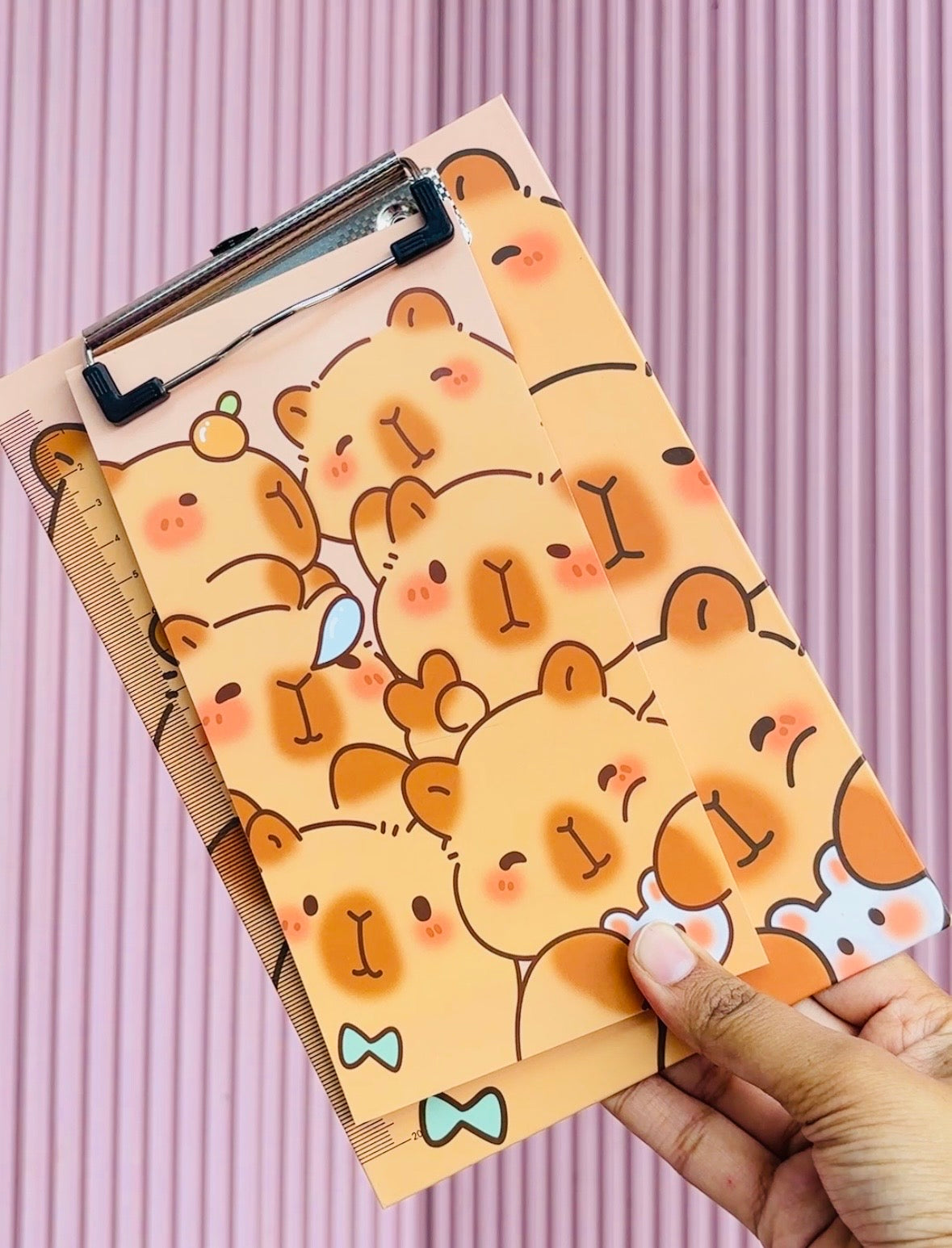 Capybara Clipboard With Diary