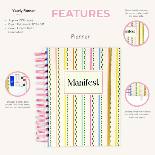 ARTICIOUS Exclusive Planner With Bookmark