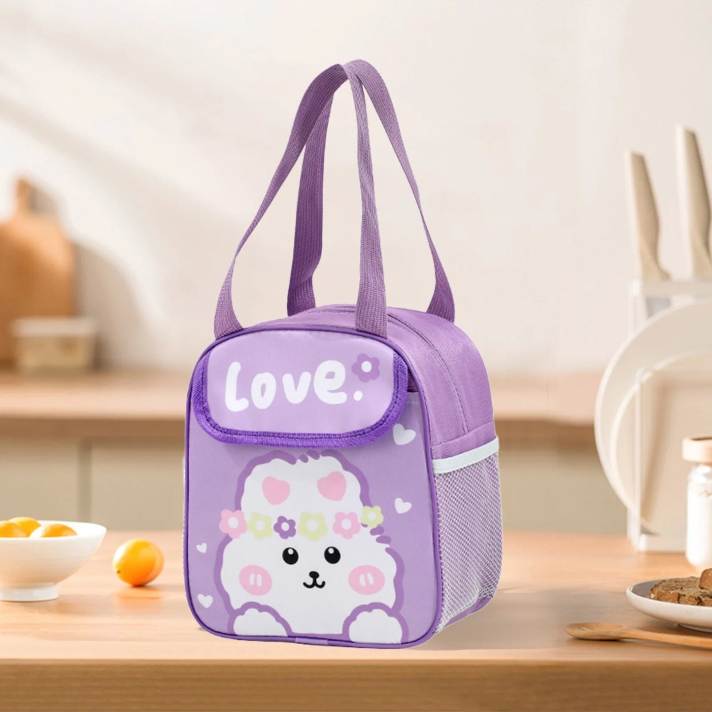 Kawaii Lunch Bag With Cutlery Section