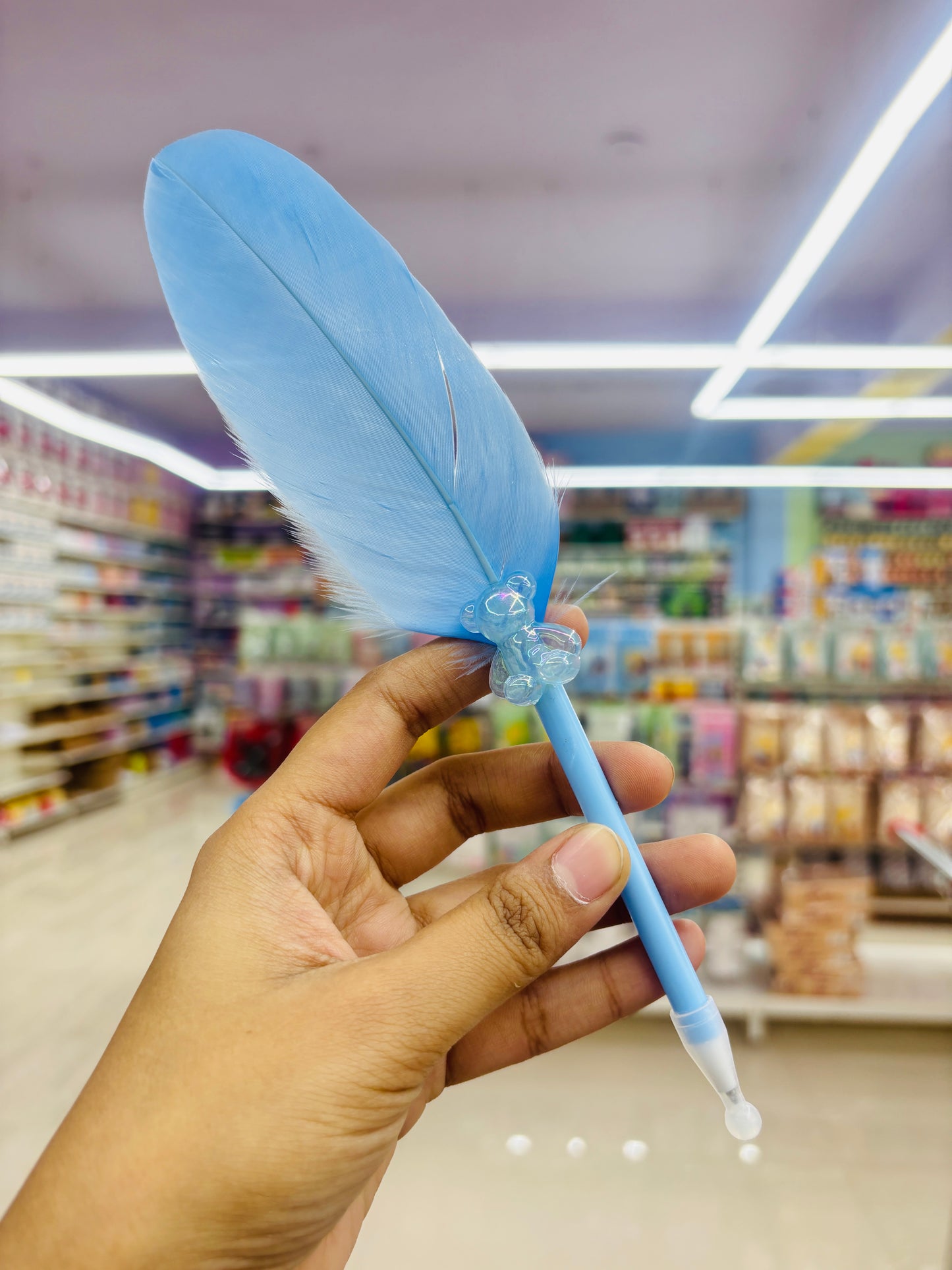 Cute Feather Gel Pen