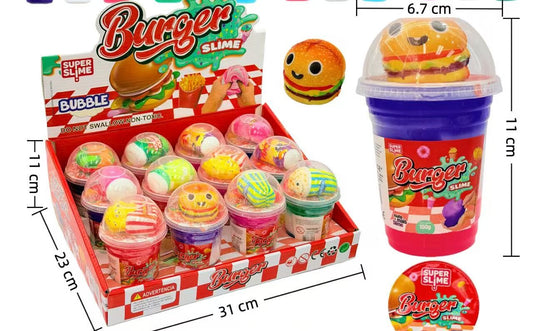 Burger Squishy Slime