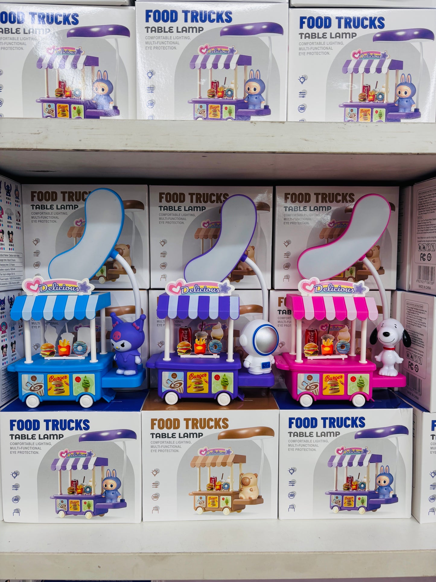 Food Truck Table LED Lamp