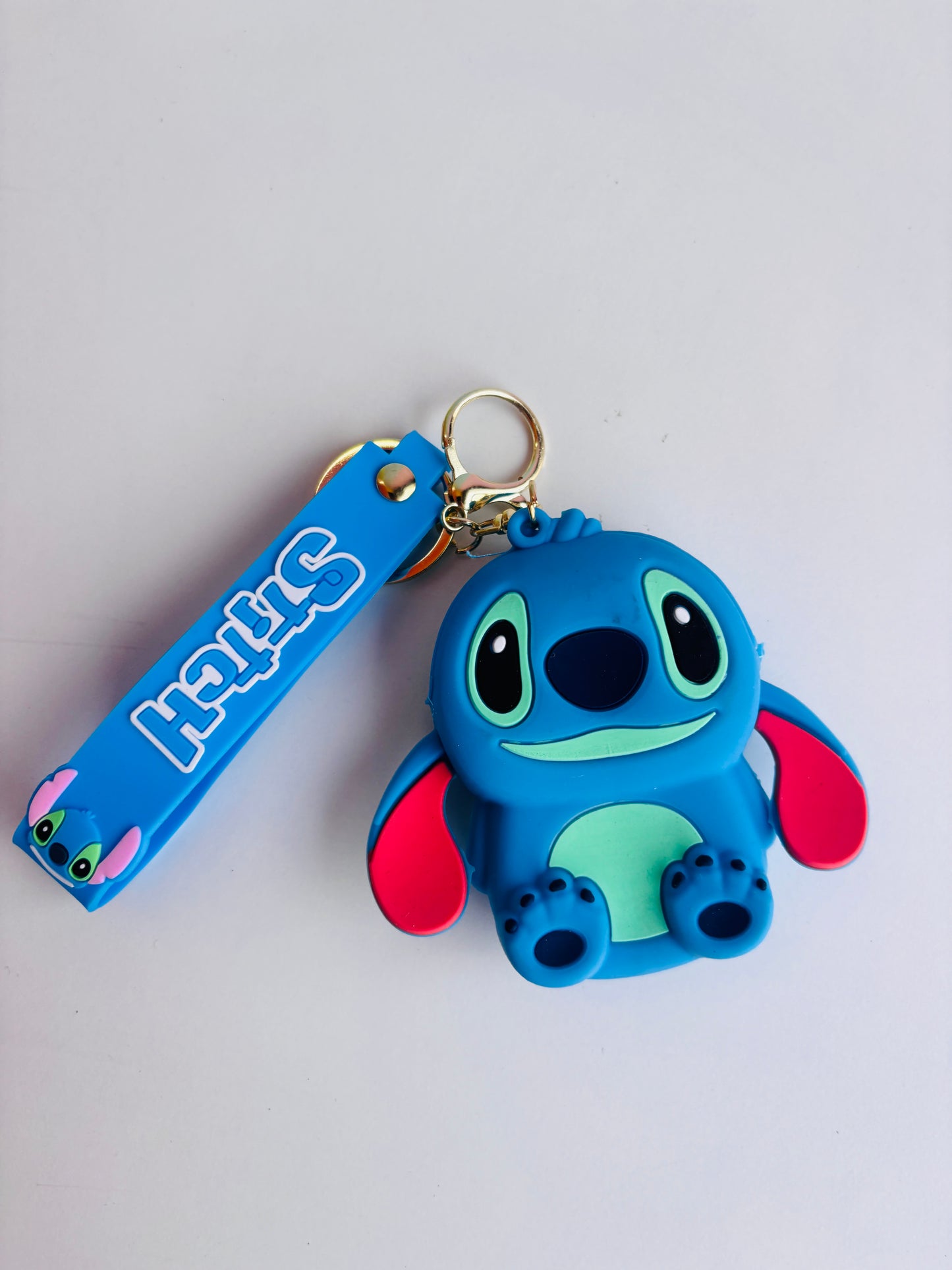 Silicone coin pouch keychain