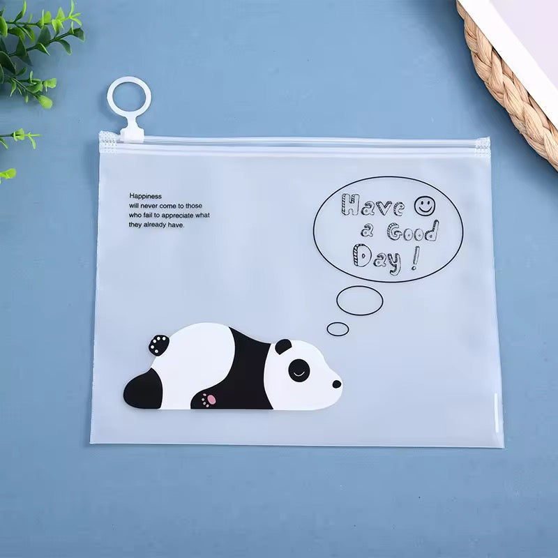 Stylish Transparent Zip Lock Pouch