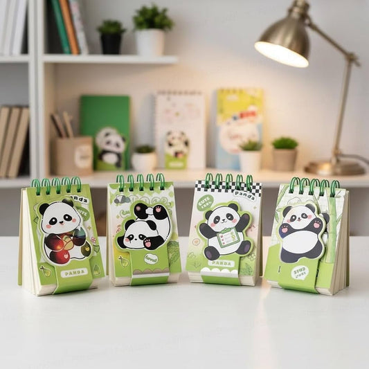 Cute Mini Spiral Panda Diary