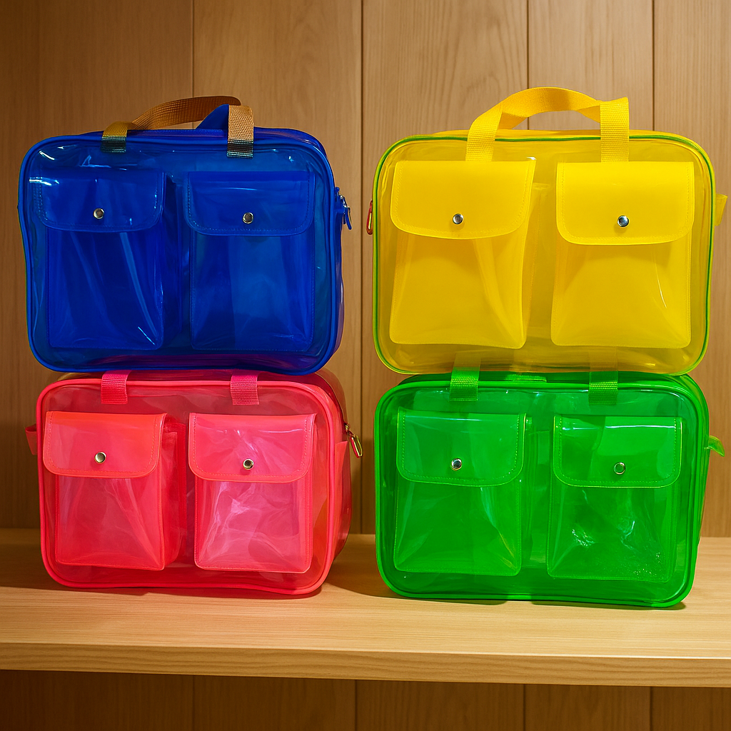 Transparent Neon Bags