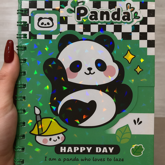 Panda Spiral Notebook