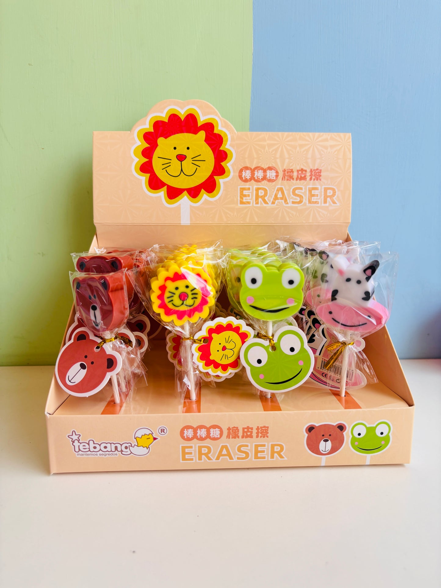 Lollipop Eraser for Kids