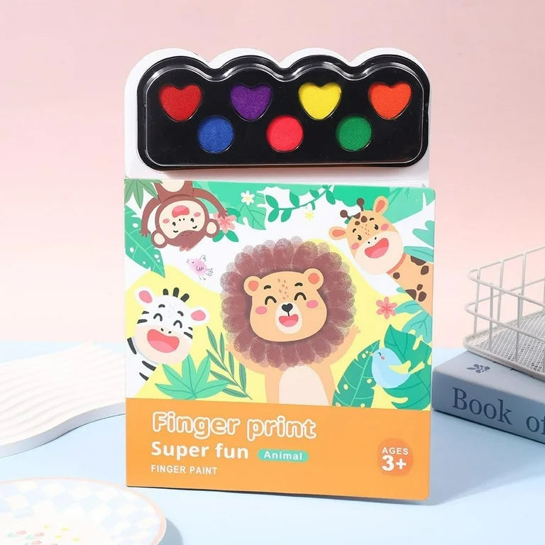 Finger Painting Book Set for Kids