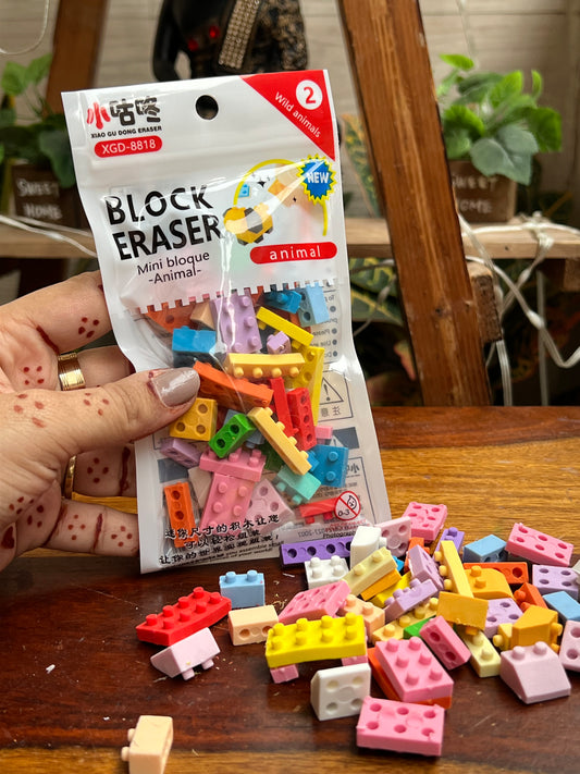 Block LEGO eraser