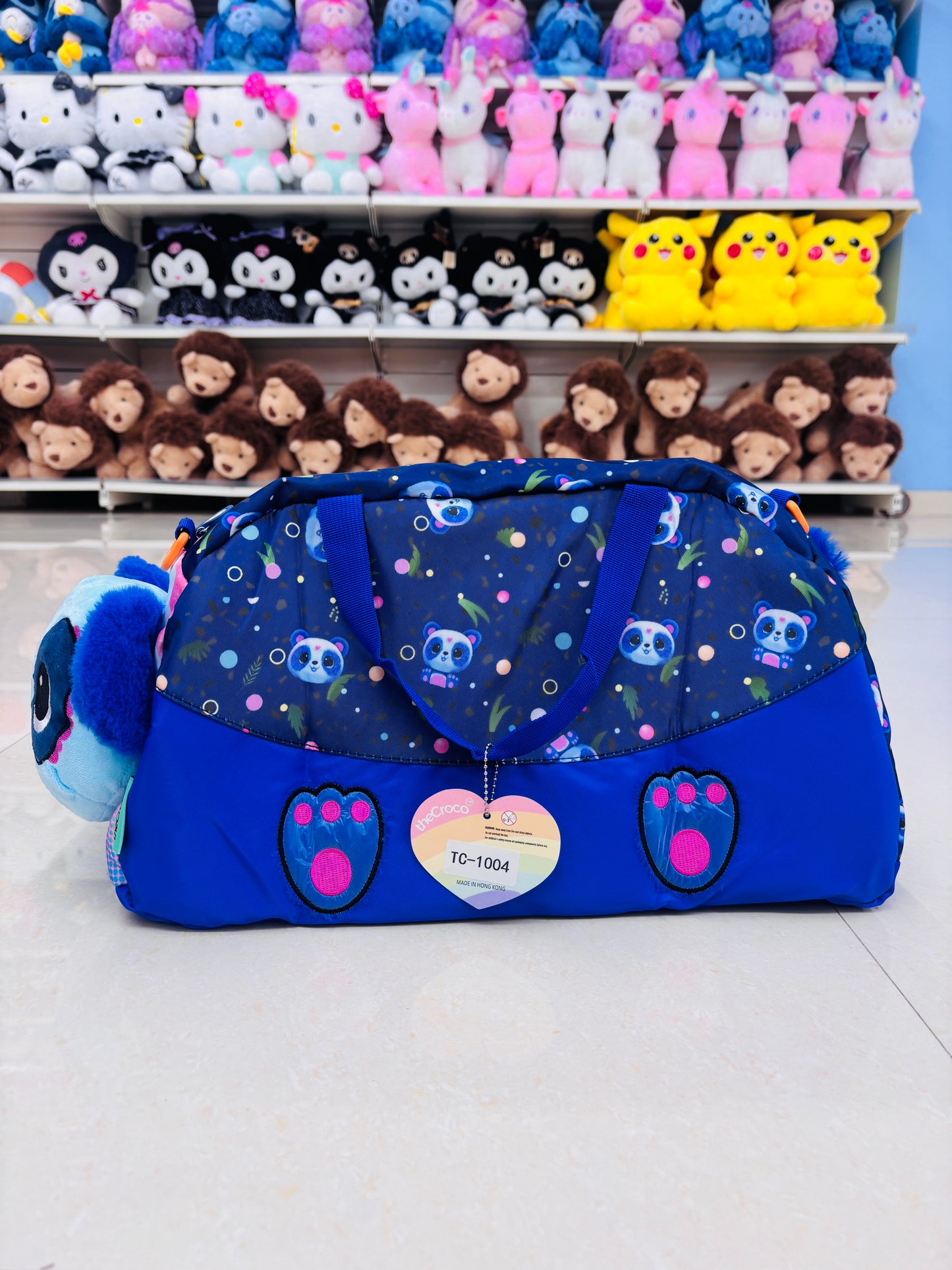 Premium 3D Croco Duffle Bag