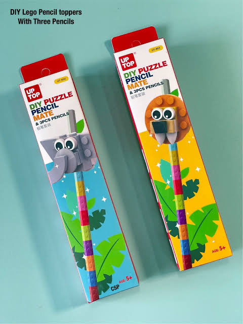 Lego DIY Puzzle Pencil Set