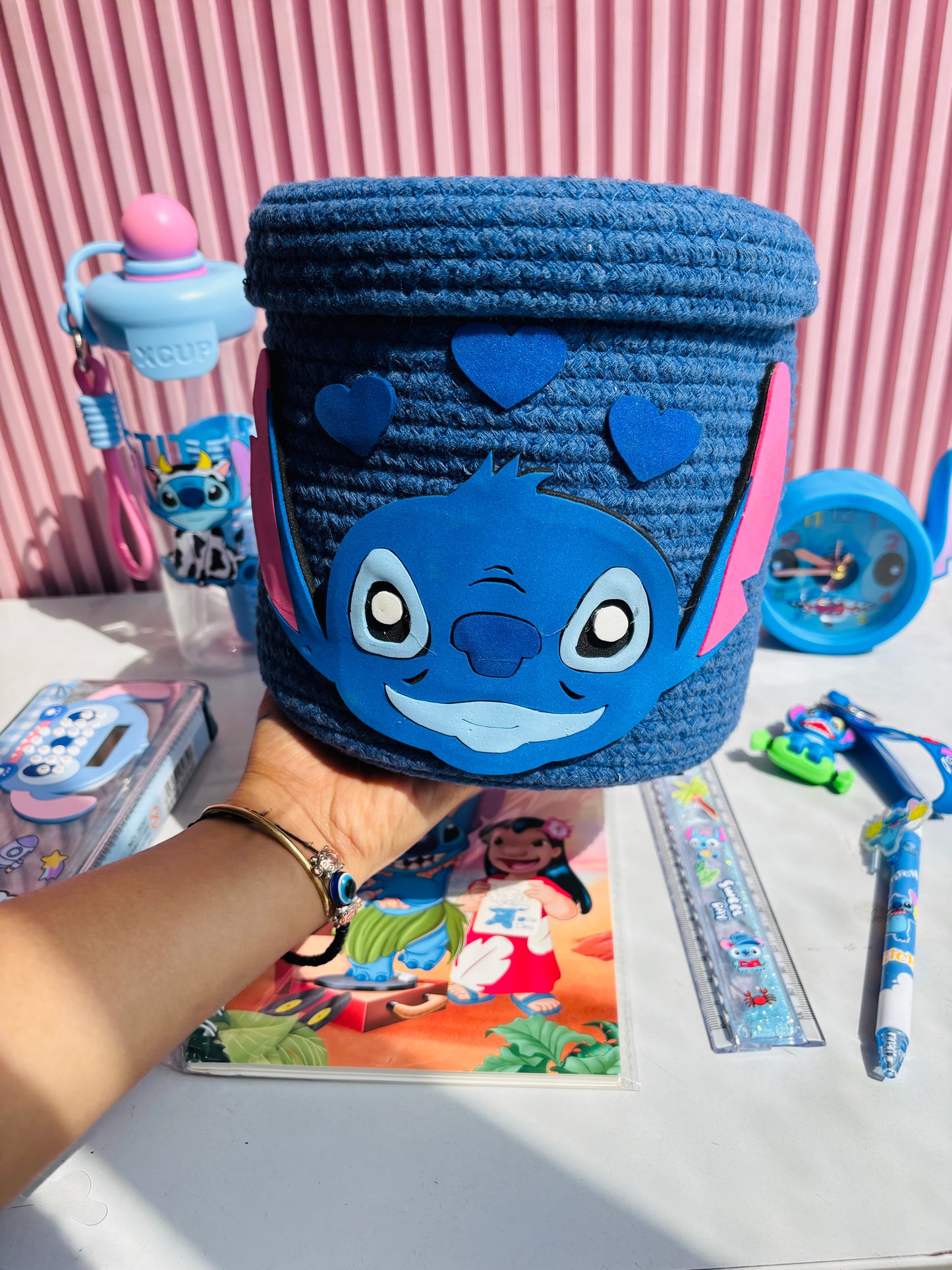 Stitch Storage Basket Hamper