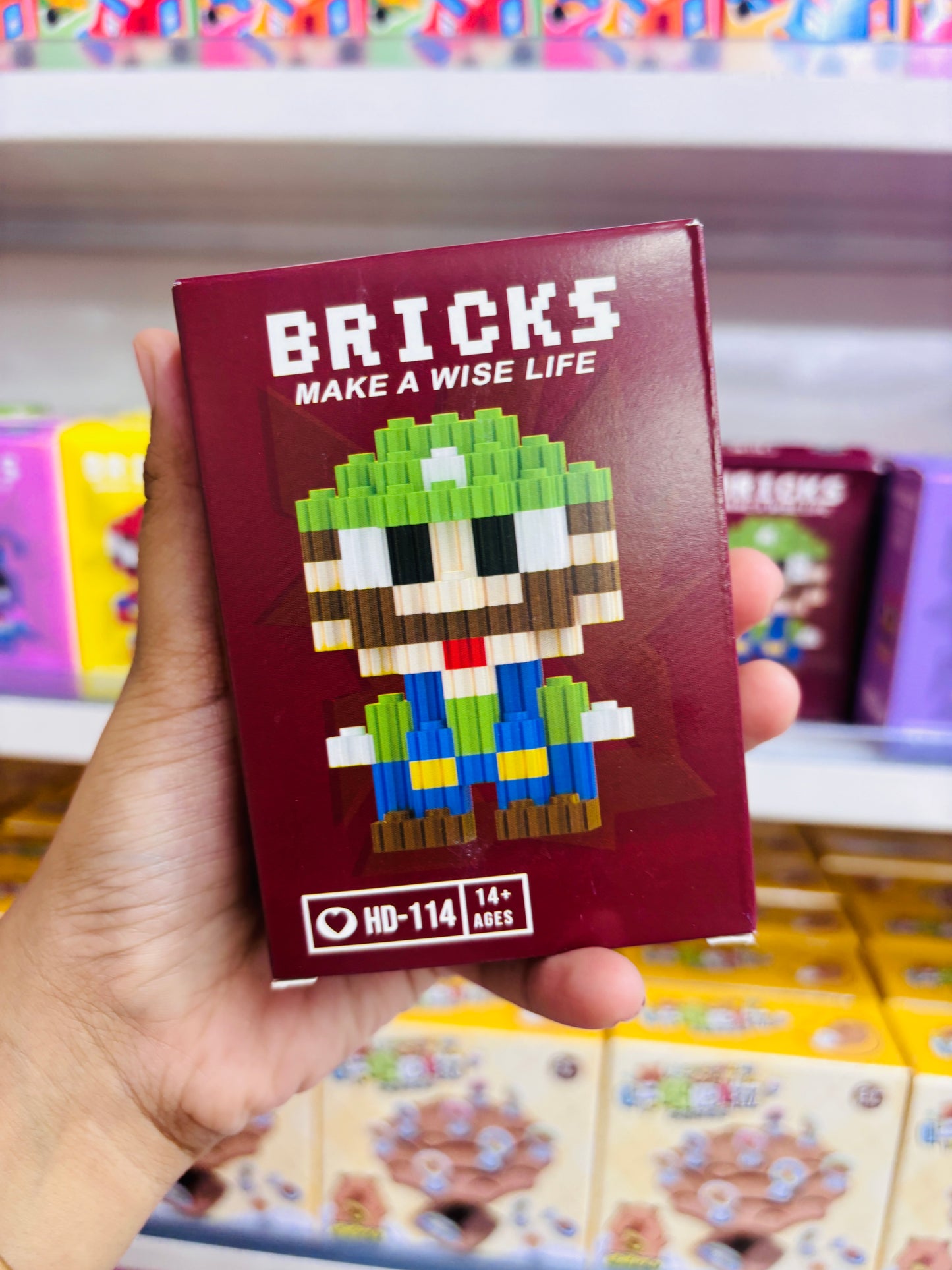 Pixel Character Mini Building Blocks