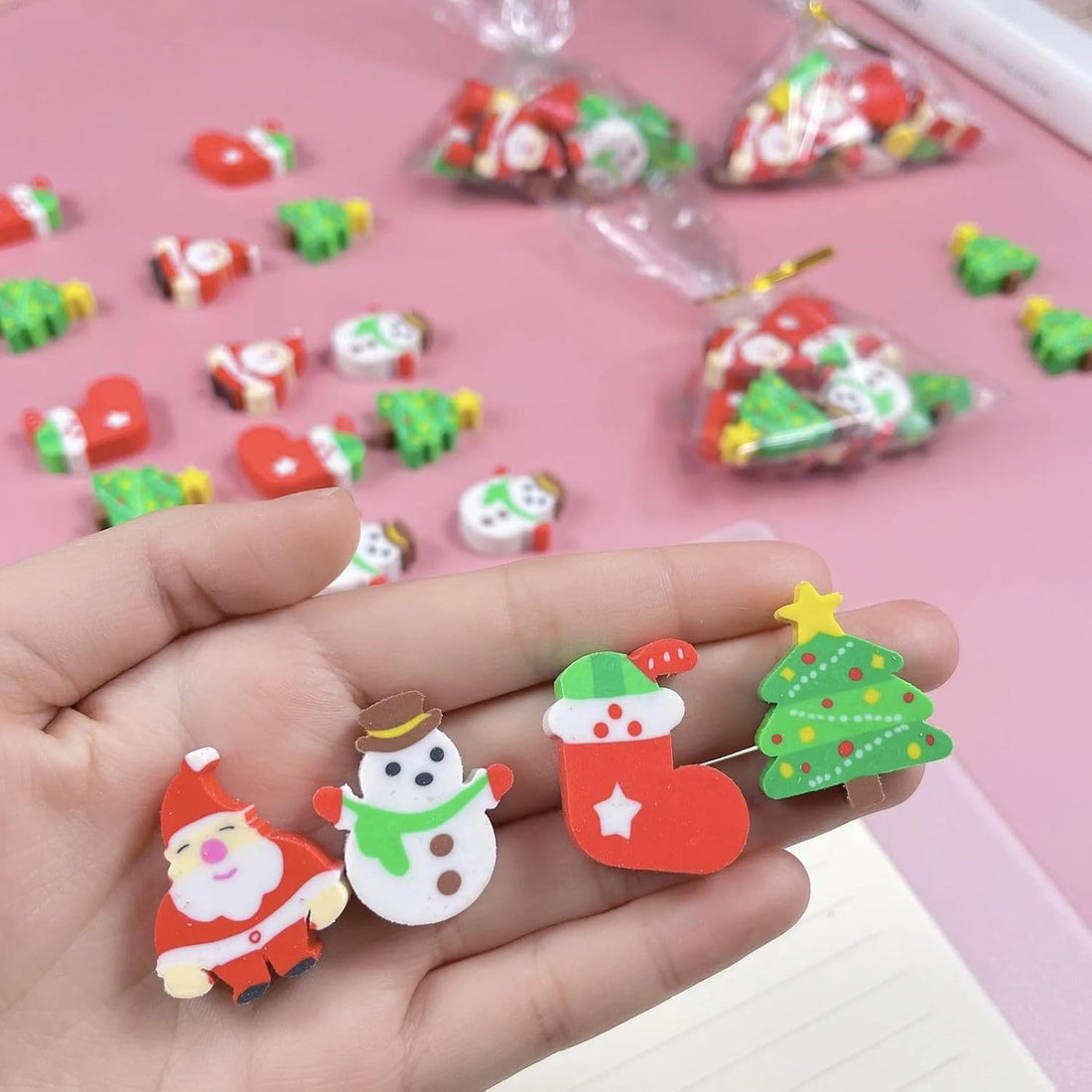Christmas Theme Eraser ( Pack of 2 )