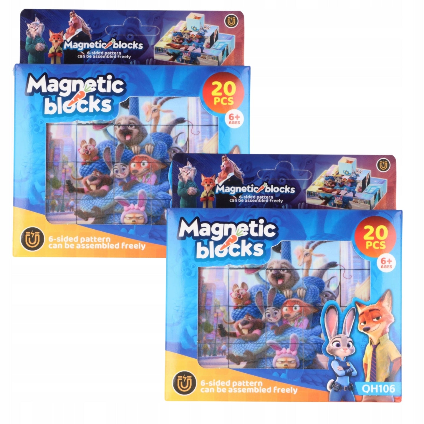 Magnetic Blocks – 20 Pcs Creative Building Set