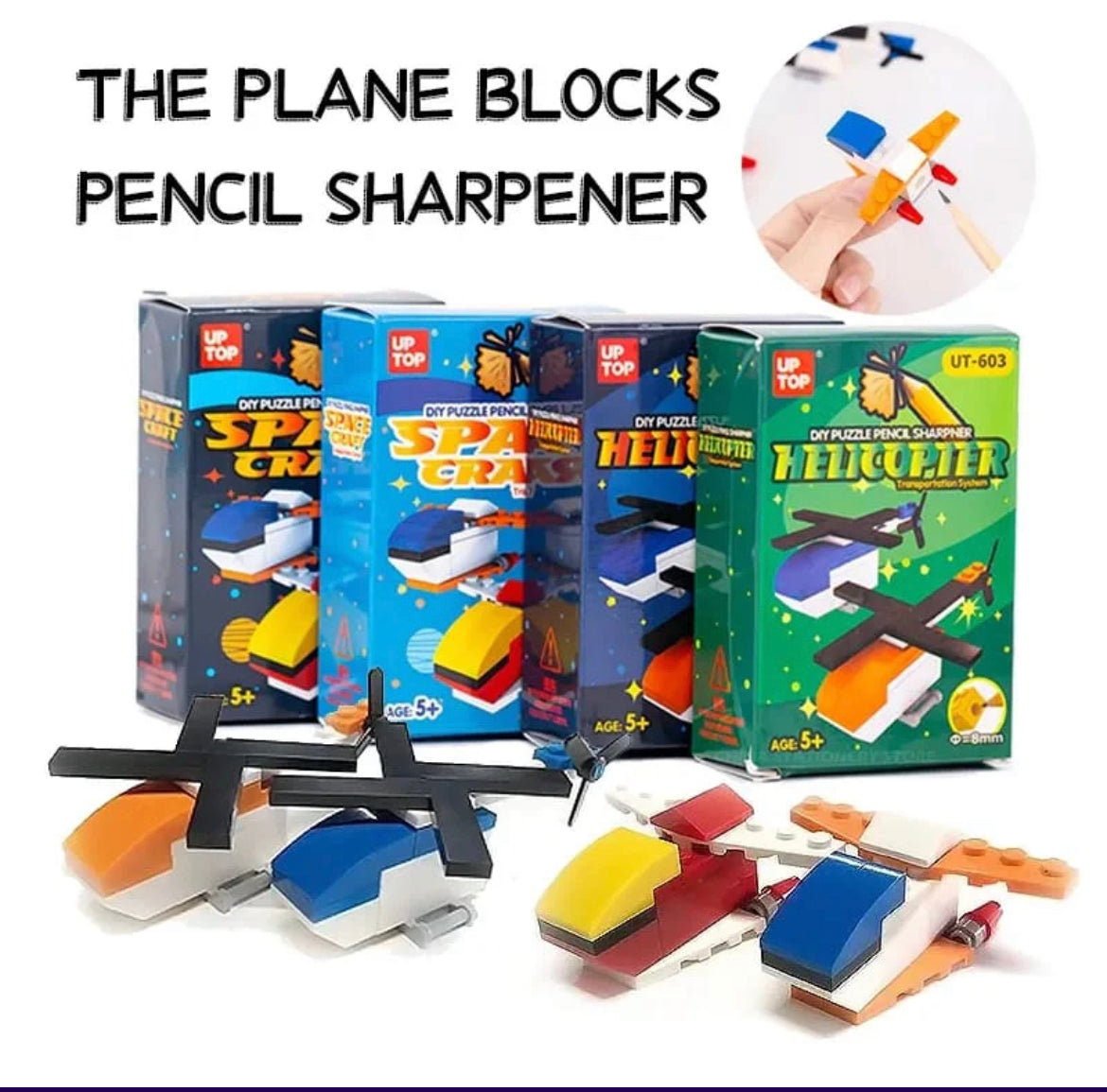 Lego DIY Transport Theme Sharpener