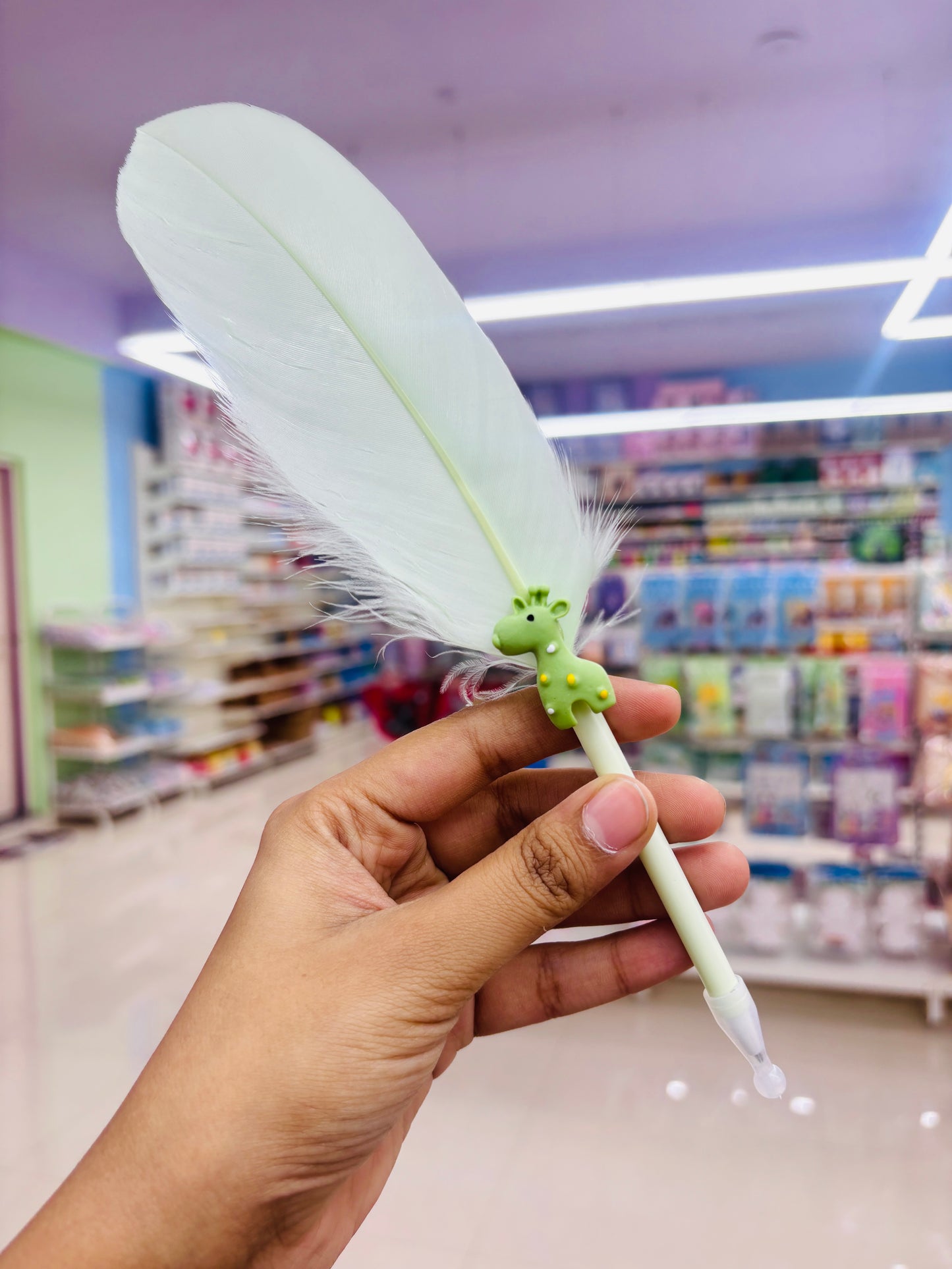 Cute Feather Gel Pen