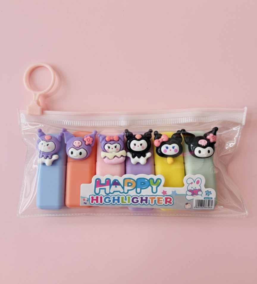 Kawaii Pastel Highlighters