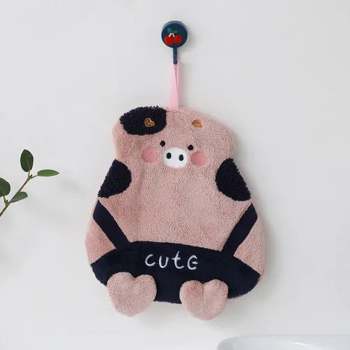 Cute Animal Buddy Hand Towel
