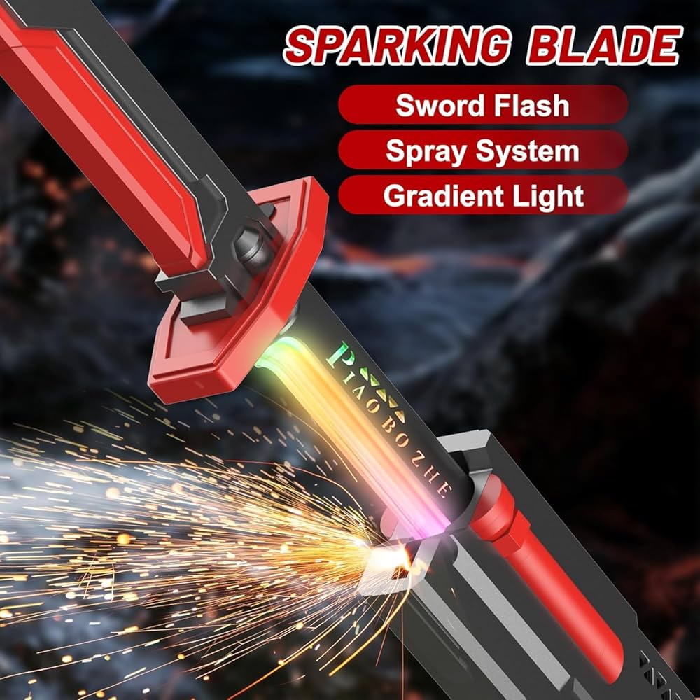 LED Sword with Smoke & Spark Effects