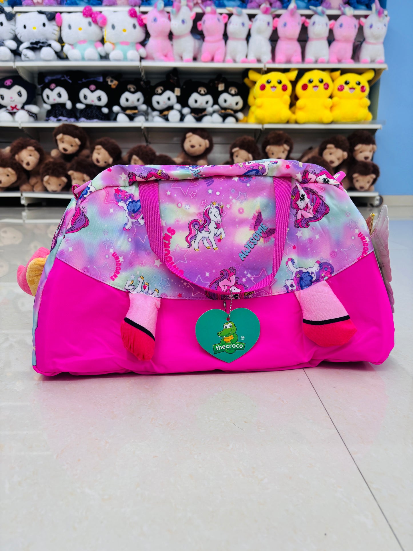 Premium 3D Croco Duffle Bag