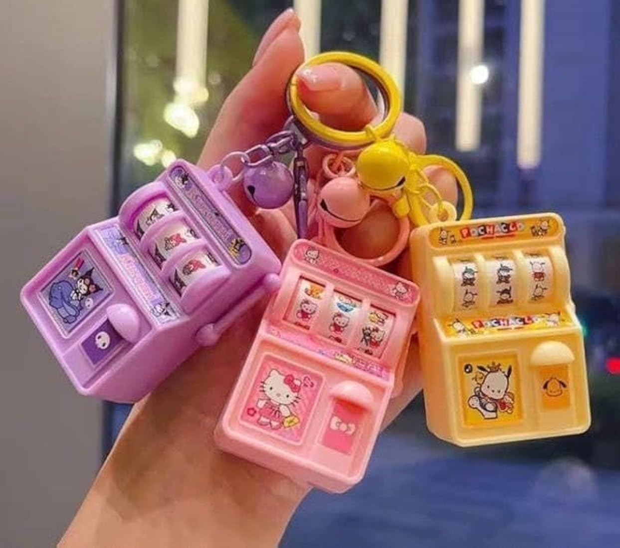 Gambling Machine Keychain