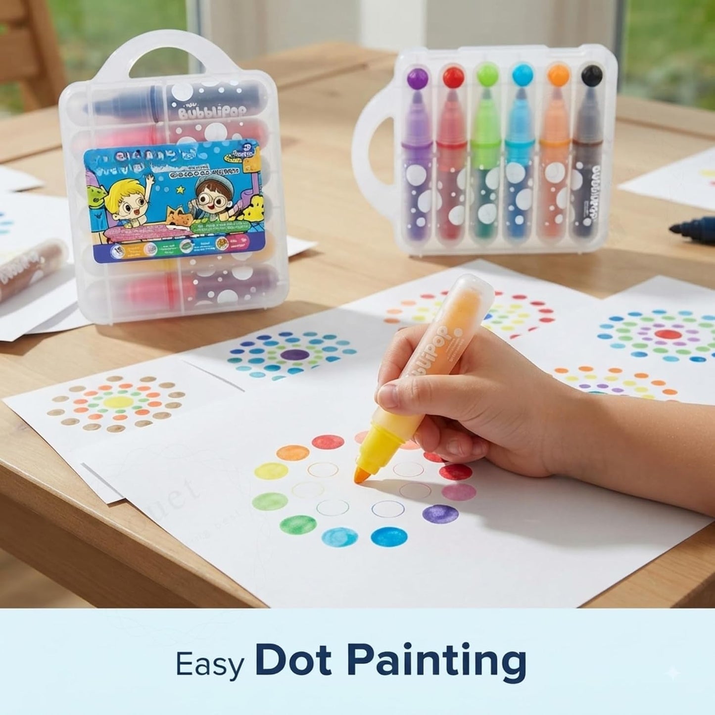 Bubblipop Washable Jumbo Colour Markers