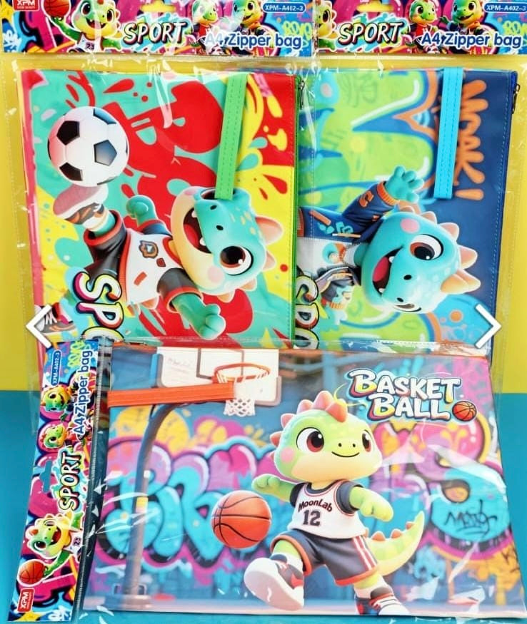 A4 Zipper File Folder