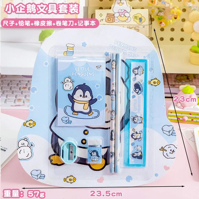 Kawaii Cartoon Stationery Kit
