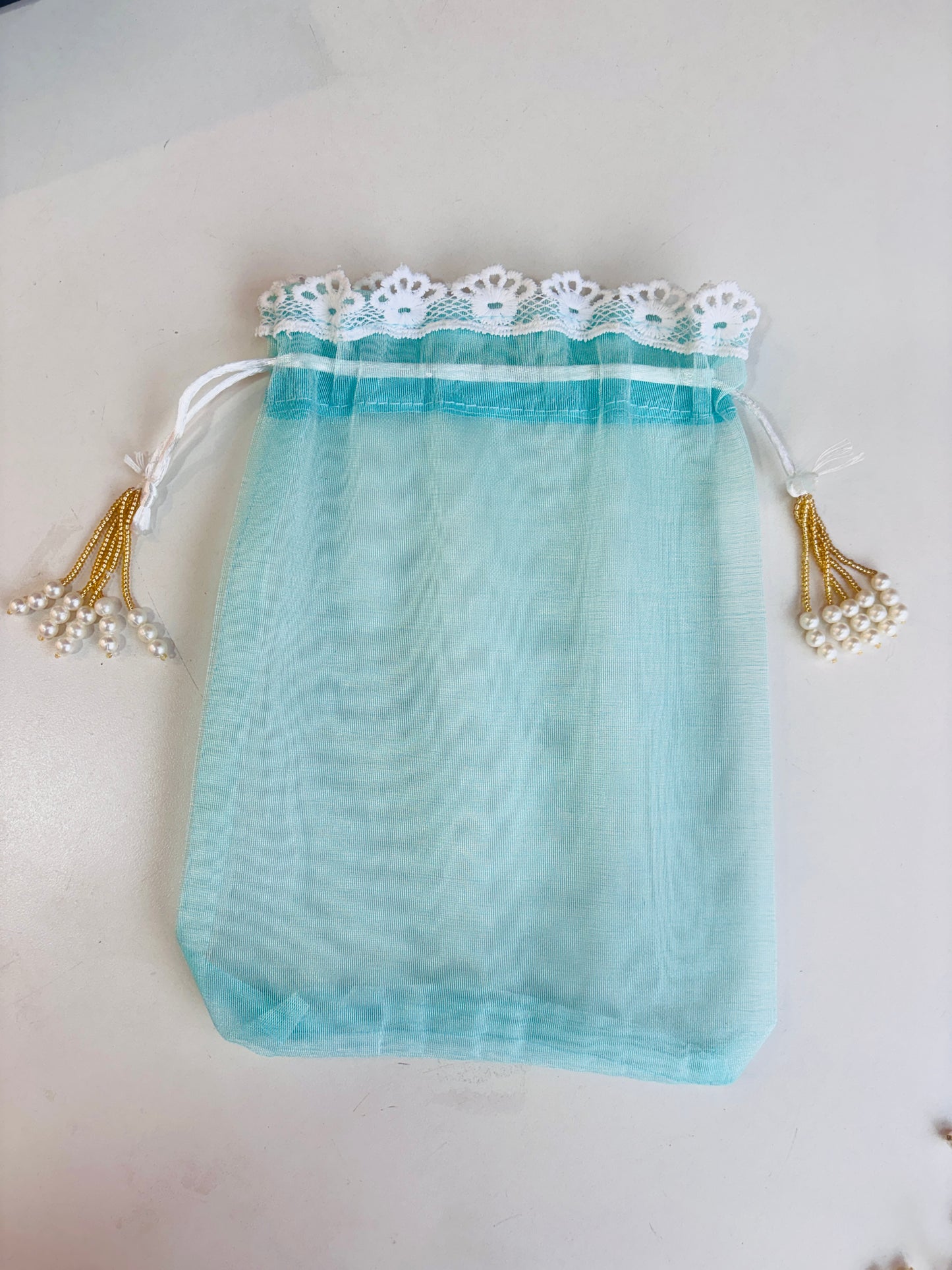 Organza Pearl Potli