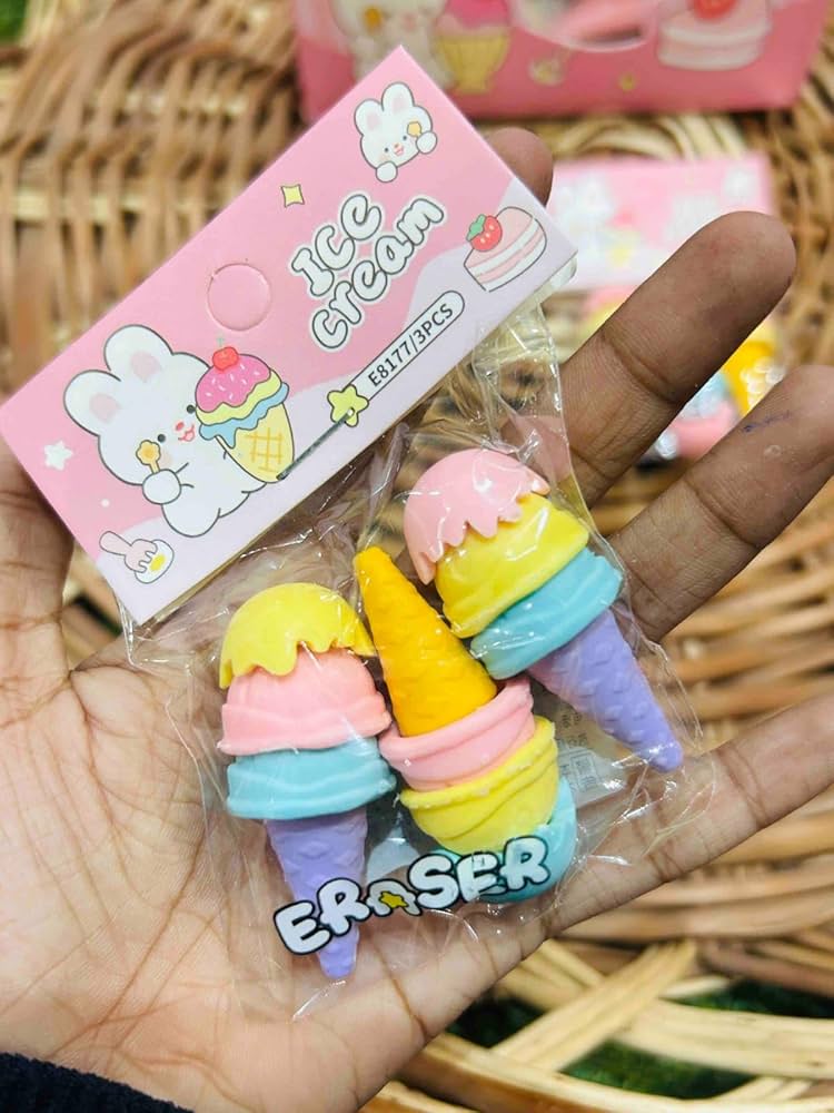 Mini Bright Buddies Eraser