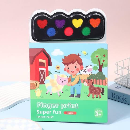 Finger Painting Book Set for Kids