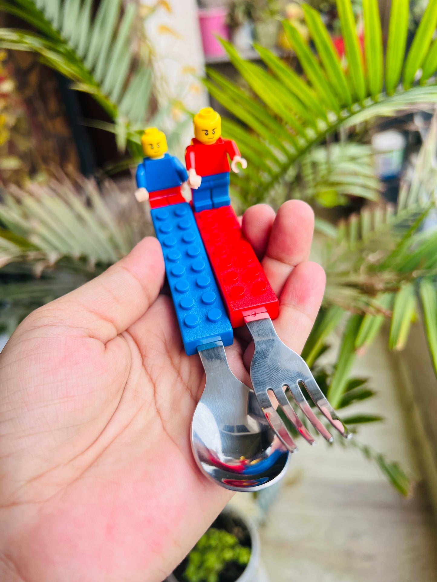 Lego Spoon and Fork set