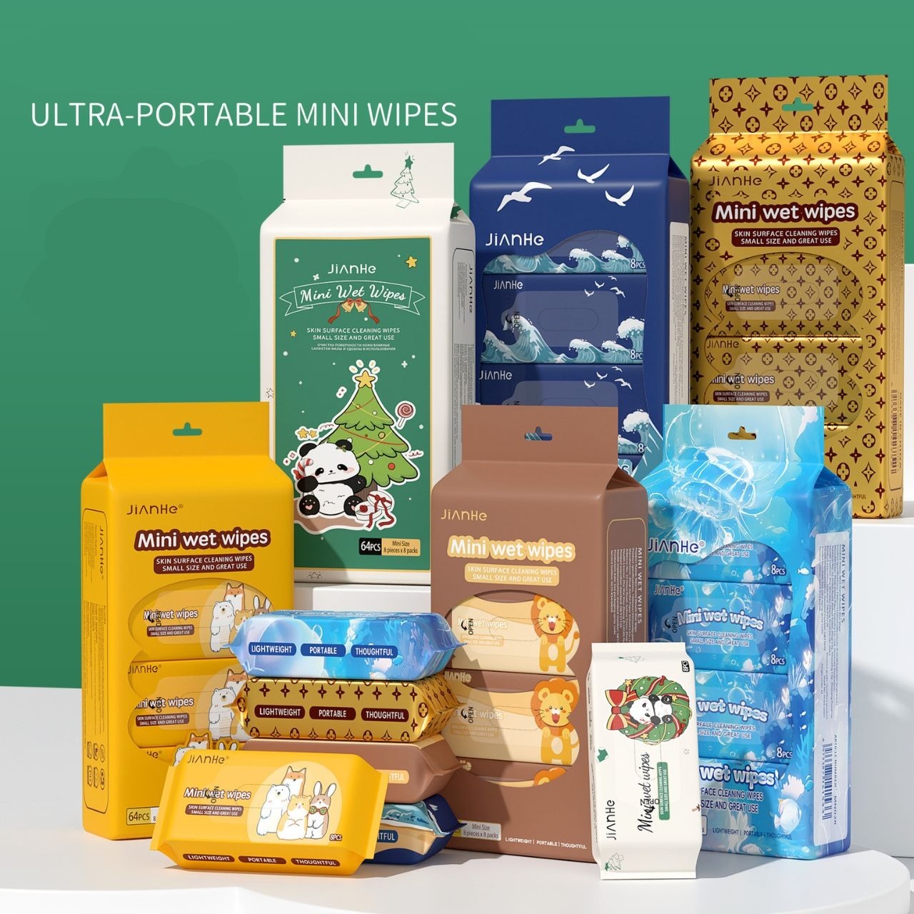 Travel Cleaning Wet Wipes