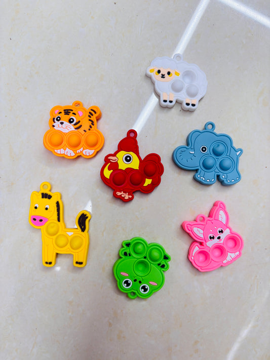Silicone Pop it Keychain