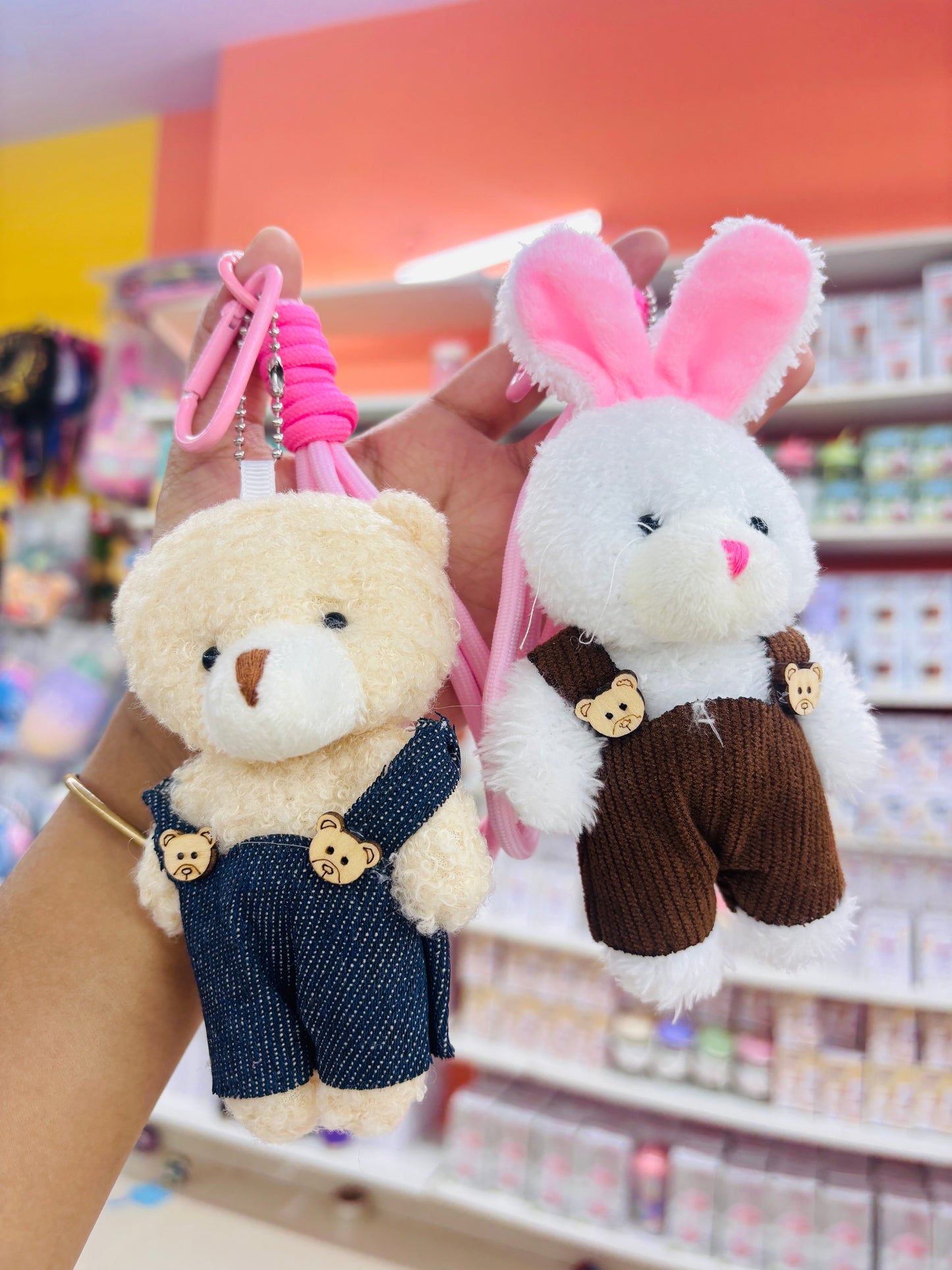 Pants Bear Plush Keychain